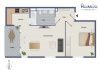 München-Perlach: Moderne, helle und sonnige 2-Zimmer Wohnung - TOP Grundriss